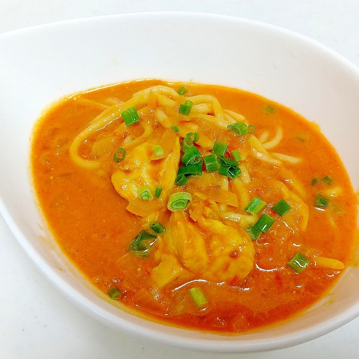 ミルキーな♪バターチキンカレー麺＋＋